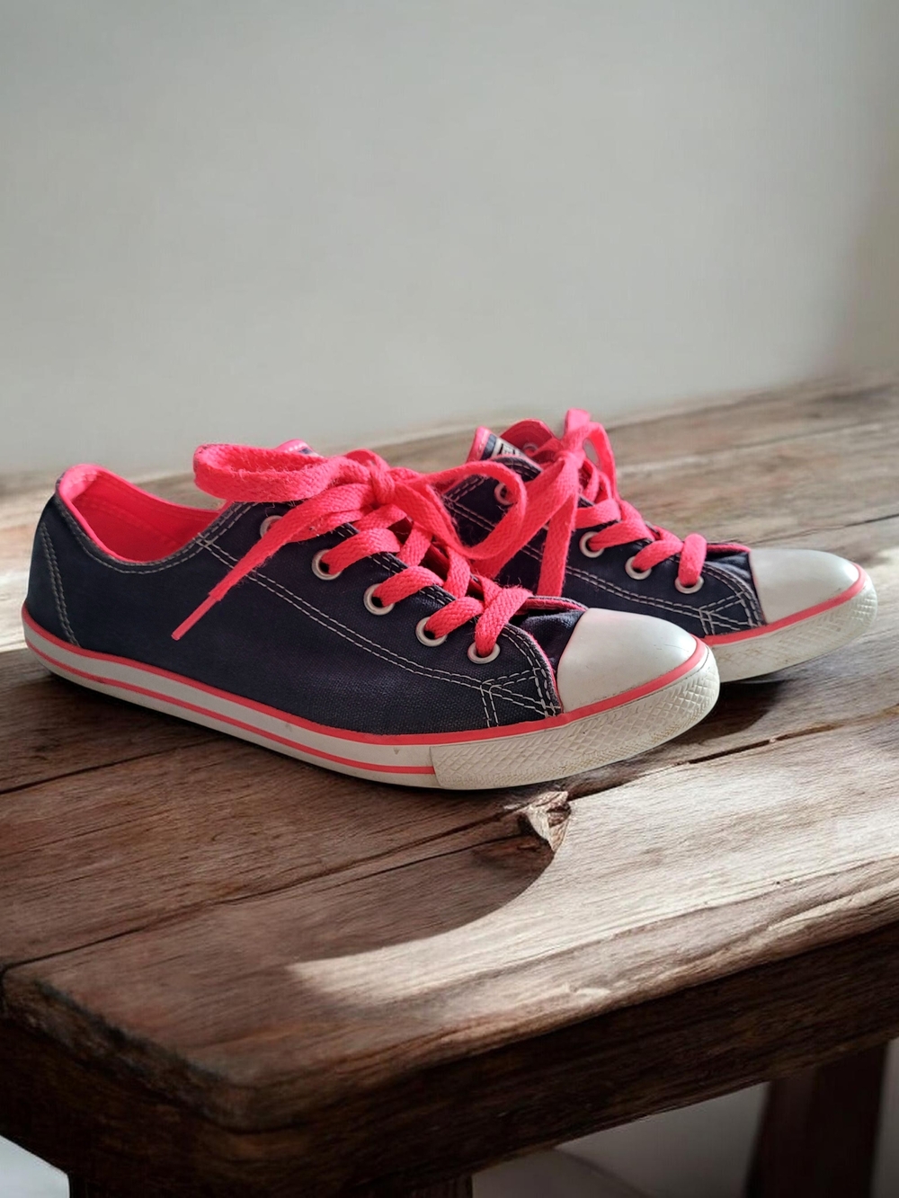 Converse Gray And Pink #382